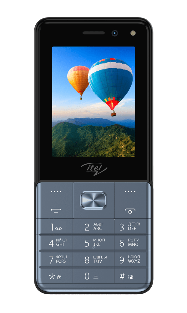 it5250 Cobalt Blue, 2.4'' 320x240, 64MB RAM, 64MB, up to 32GB flash, 1.3Mpix/1,3 МП, 2 Sim, GSM 900/1800, BT v2.1, FM, Micro-USB, ОС Mocor , Java, 1900 мАч, 125 ммx54 ммx11,3 мм